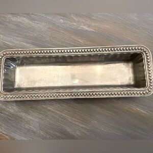 Wilton Ameretale Flutes & Pearls 13” Pewter Cracker Tray
